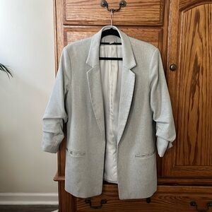 H&M Blazer Size L Light Grey